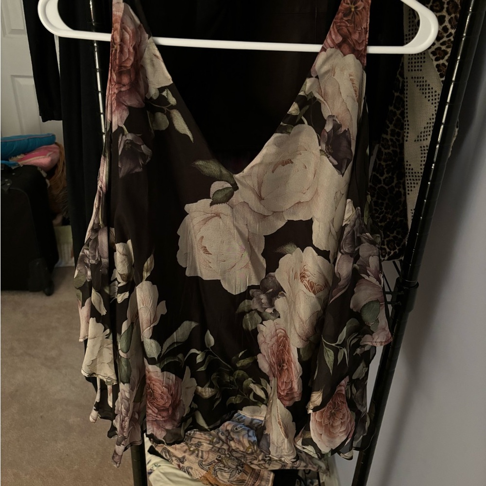 Lavender Brown top